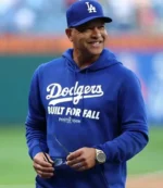 Unisex Dave Robert Los Angeles Dodgers Built For Fall Blue Hoodie