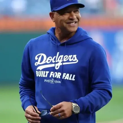 Unisex Dave Robert Los Angeles Dodgers Built For Fall Blue Hoodie