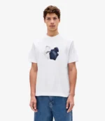 Gap × Sandy Liang Graphic White T-Shirt For Unisex