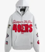 Kith San Francisco 49ers Faithful Vintage Grey Hoodie Unisex