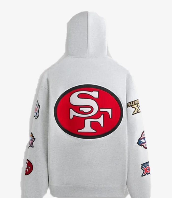 Kith San Francisco 49ers Faithful Vintage Grey Hoodie