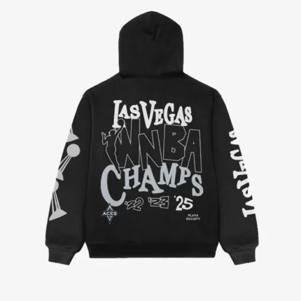 Las Vegas Aces 2025 WNBA Champions Black Hoodie