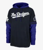 Los Angeles Dodgers '47 Navy City Connect Trifecta Shortstop Pullover Hoodie