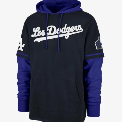 Los Angeles Dodgers '47 Navy City Connect Trifecta Shortstop Pullover Hoodie