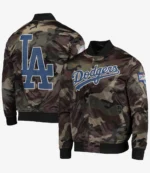Unisex Los Angeles Dodgers Pro Standard Camo Satin Full-Snap Jacket