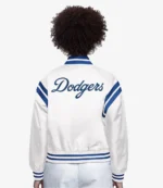 Los Angeles Dodgers Starter White Full Count Full-Snap Varsity Jacket