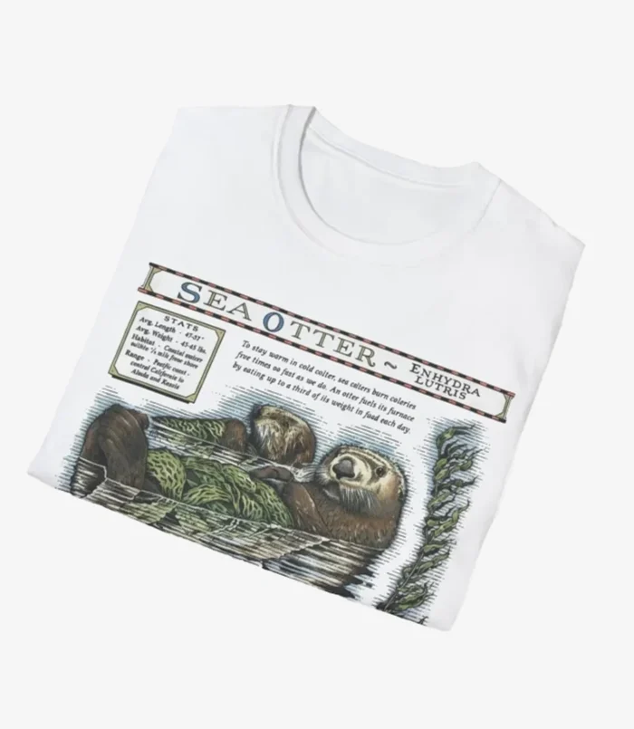 Monterey Bay Aquarium Otter White Shirt