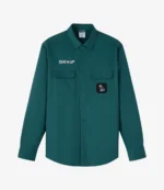 Unisex OVO Friday The 13th 3D Green Work Shirt