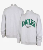 Unisex Philadelphia Eagles ’47 Women’s Vantage Mock Neck Pullover Sweatshirt