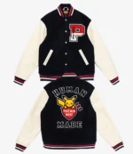 Unisex Pokemon x Human Made Black Varsity Jacket