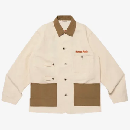 Unisex Pokémon x Human Made Coverall Jacket in Beige