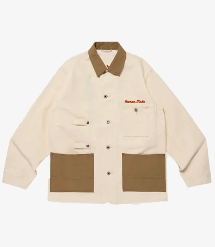 Unisex Pokémon x Human Made Coverall Jacket in Beige