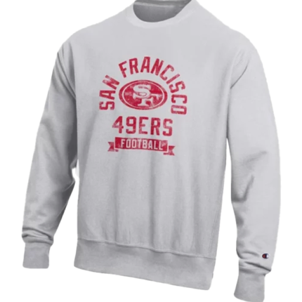 San Francisco 49ers Champion Reverse Weave Grey Sweatshirt