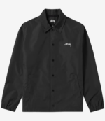 Unisex Stussy Cruize Coach Black Jacket