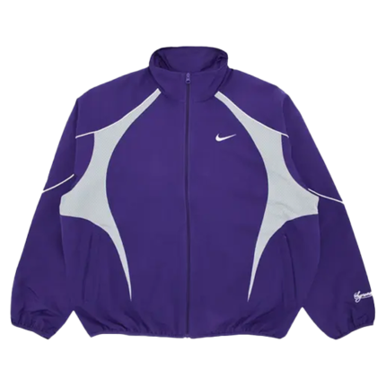 Supreme x Nike SS25J2 Zip-up Purple Track Jacket