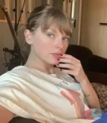 Unisex Taylor Swift Born In The Usa Graphics White T-Shirt