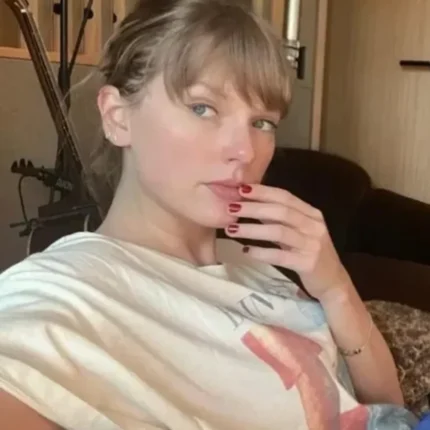 Unisex Taylor Swift Born In The Usa Graphics White T-Shirt