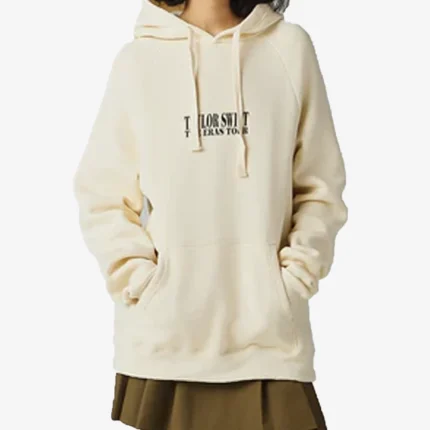The Eras Tour Taylor Swift Beige Hoodie