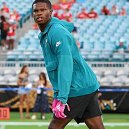 Travis Hunter 2025 Jacksonville Jaguars Nike Sideline Anorak Jacket