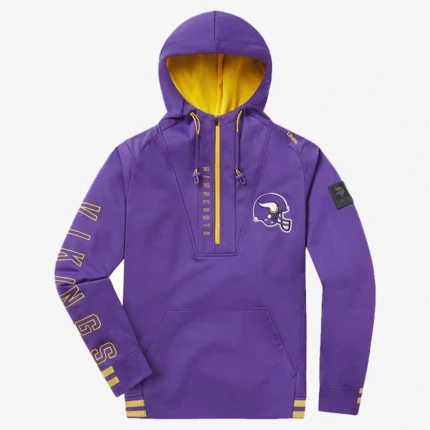 Unisex UNRL x Minnesota Vikings Purple ā23 Crossover Half-Zip Hoodie