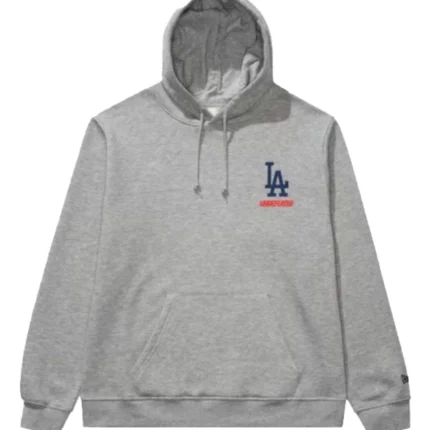 Undefeated x NE x Dodgers Stacked Logo Pullover Hoodie