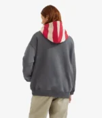 Arsenal x A-COLD-WALL Match Day Grey Zip Hoodie For Unisex