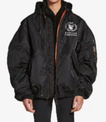 Balenciaga WFP Light Hooded Bomber Jacket For Unisex
