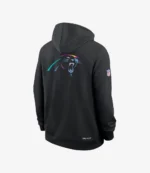 Carolina Panthers Coach Dave Canales 2025 Black Crucial Catch Sideline Hoodie Unisex