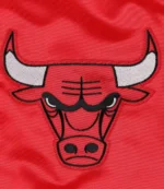 Chicago Bulls Starter Red Force Play Satin Full-Snap Varsity Jacket Unisex
