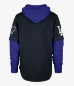 Los Angeles Dodgers '47 Navy City Connect Trifecta Shortstop Pullover Hoodie For Unisex