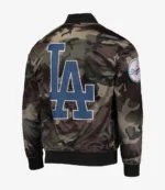 Los Angeles Dodgers Pro Standard Camo Satin Full-Snap Jacket For Unisex