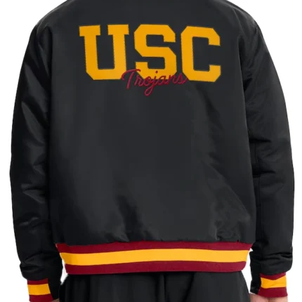 USC Trojans Nike Legacy Full-Snap Bomber Jacket