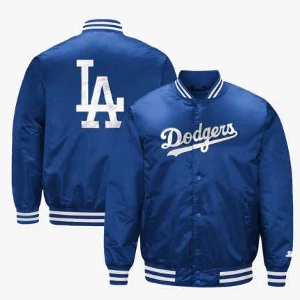 Unisex Youth Los Angeles Dodgers Starter Royal Boys of Summer Satin Full-Snap Jacket