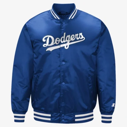 Youth Los Angeles Dodgers Starter Royal Boys of Summer Satin Full-Snap Jacket