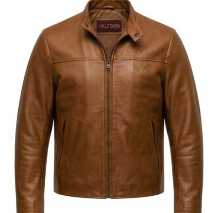 Men's Brown Pure Leather Jacket