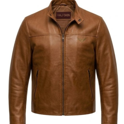 Men's Brown Pure Leather Jacket