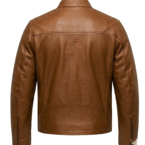 Men's Brown Pure Leather Jacket