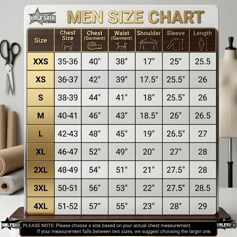 Men's Size Chart